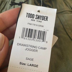 NEW*Todd Snyder Drawstring Jogger Pants - Size L